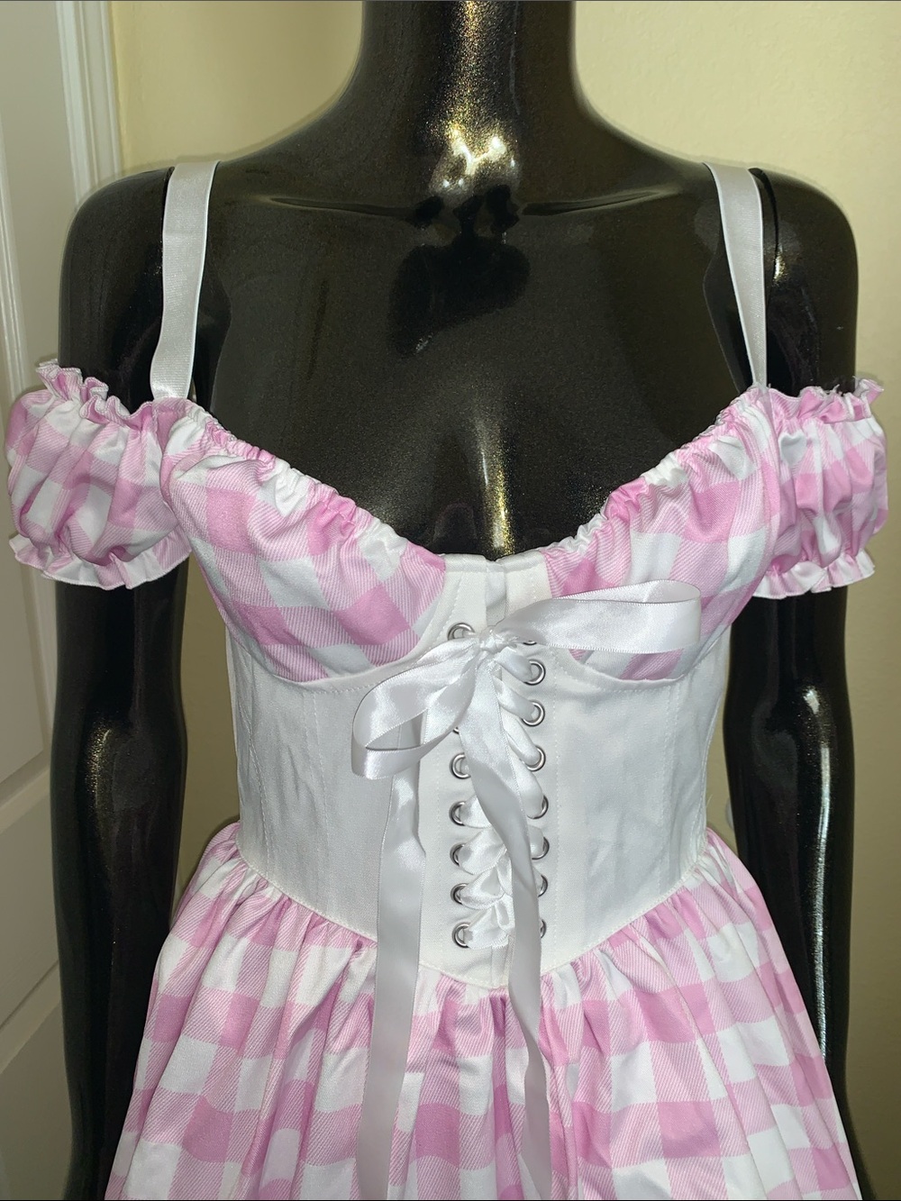 Dolls Kill Trickz N Treatz Little Bo Peep Dress with Headband, Size Small, NWT - Picture 3 of 9